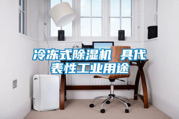 冷冻式除湿机 具代表性工业用途