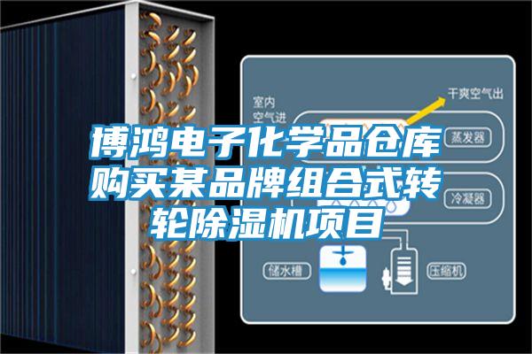 博鸿电子化学品仓库购买某品牌组合式转轮除湿机项目