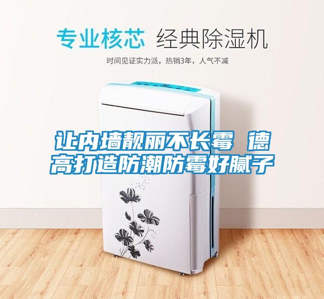 让内墙靓丽不长霉 德高打造防潮防霉好腻子