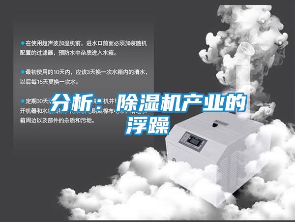 分析：除湿机产业的浮躁