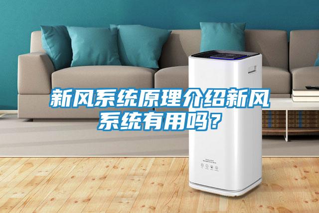 新风系统原理介绍新风系统有用吗？