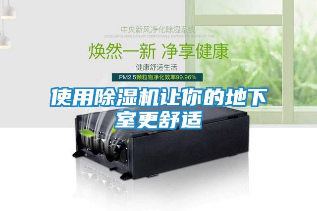 使用除湿机让你的地下室更舒适