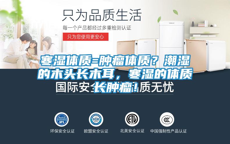 寒湿体质=肿瘤体质？潮湿的木头长木耳，寒湿的体质长肿瘤！