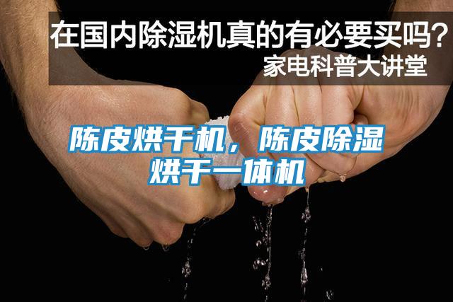 陈皮烘干机，陈皮除湿烘干一体机
