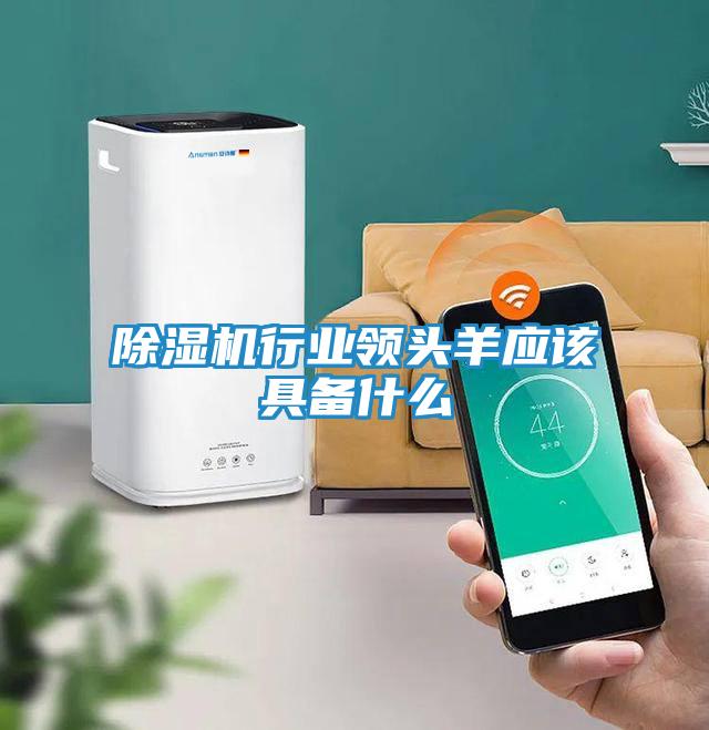 除湿机行业领头羊应该具备什么