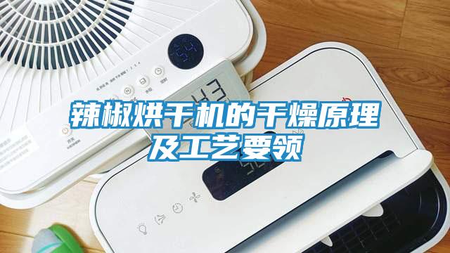 辣椒烘干机的干燥原理及工艺要领