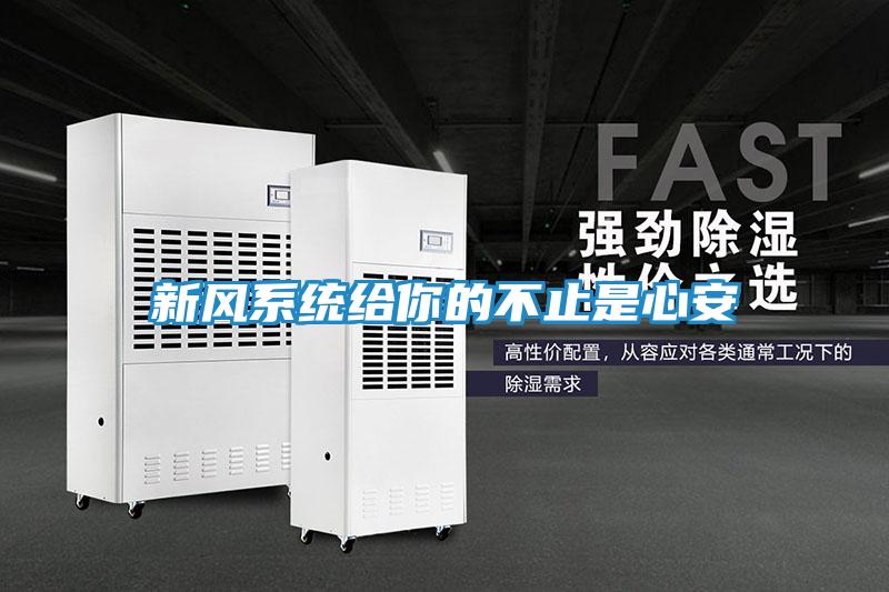 新风系统给你的不止是心安