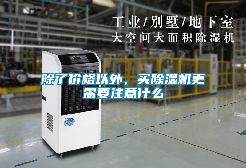 除了价格以外，买除湿机更需要注意什么