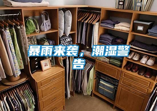 暴雨来袭,潮湿警告