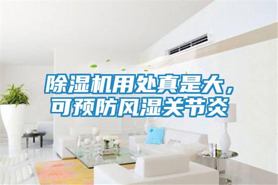 除湿机用处真是大，可预防风湿关节炎