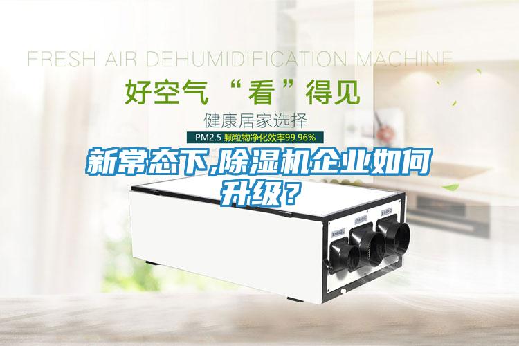 新常态下,除湿机企业如何升级？
