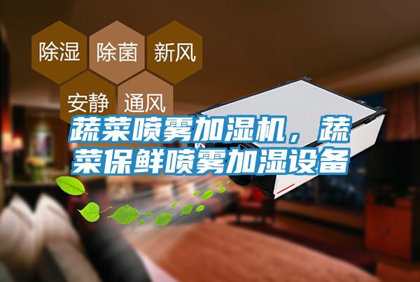 蔬菜喷雾加湿机，蔬菜保鲜喷雾加湿设备