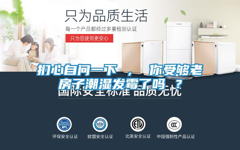 扪心自问一下 ， 你受够老房子潮湿发霉了吗 ？