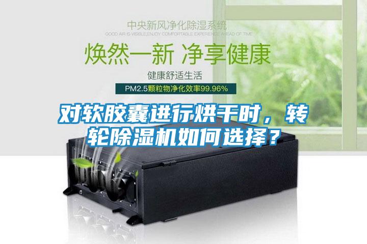 对软胶囊进行烘干时，转轮除湿机如何选择？