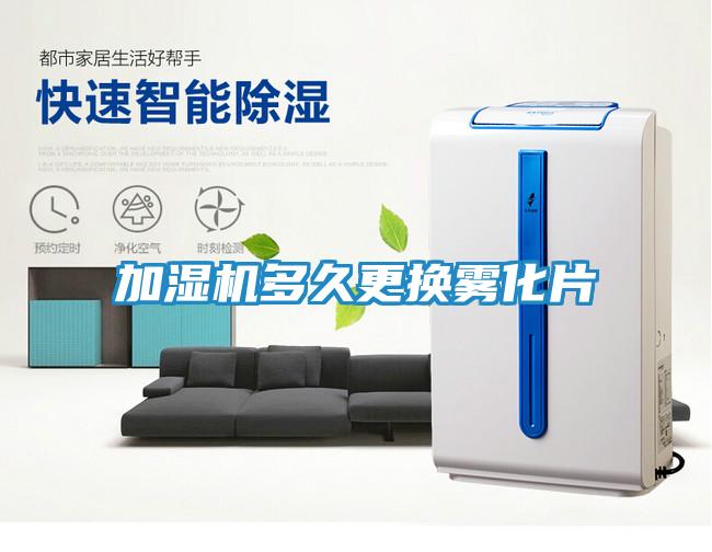 加湿机多久更换雾化片