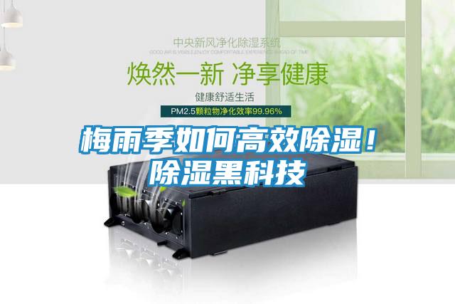 梅雨季如何高效除湿！除湿黑科技