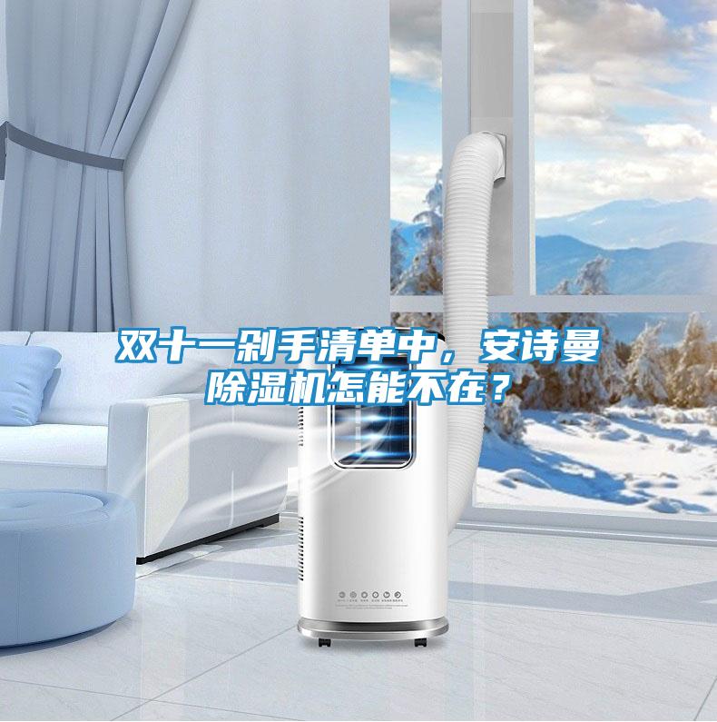 双十一剁手清单中，安诗曼除湿机怎能不在？