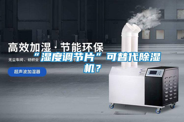 “湿度调节片”可替代除湿机？