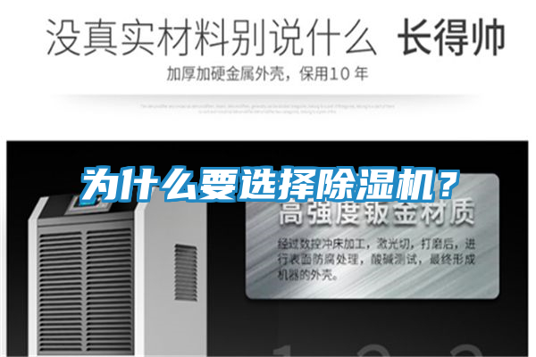 为什么要选择除湿机?