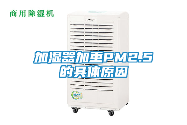 加湿器加重PM2.5的具体原因