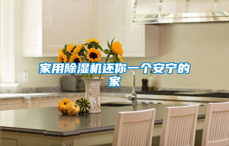家用除湿机还你一个安宁的家