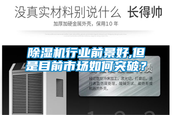 除湿机行业前景好,但是目前市场如何突破？