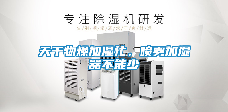 天干物燥加湿忙，喷雾加湿器不能少