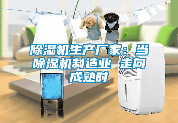 除湿机生产厂家：当除湿机制造业 走向成熟时