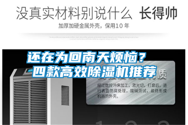 还在为回南天烦恼？ 四款高效除湿机推荐