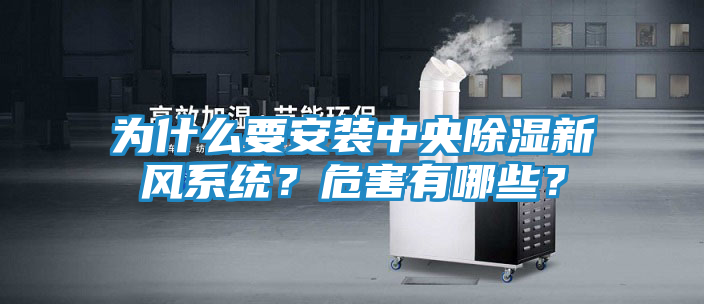 为什么要安装中央除湿新风系统?危害有哪些?