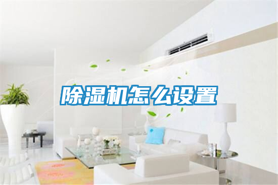 除湿机怎么设置