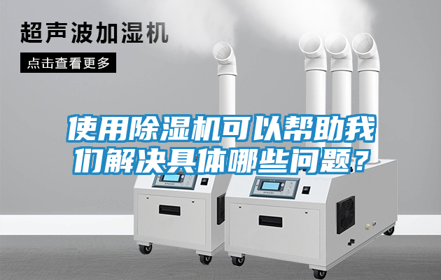 使用除湿机可以帮助我们解决具体哪些问题？