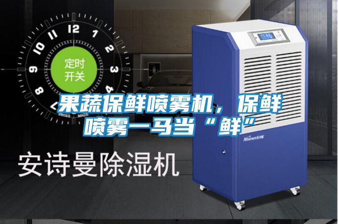 果蔬保鲜喷雾机，保鲜喷雾一马当“鲜”