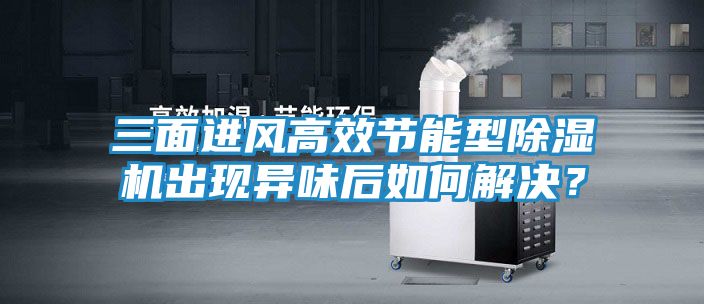 三面进风高效节能型除湿机出现异味后如何解决?