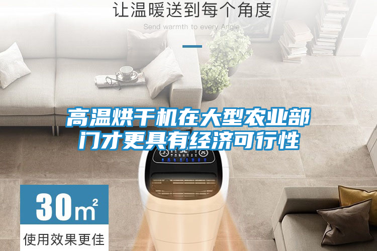 高温烘干机在大型农业部门才更具有经济可行性