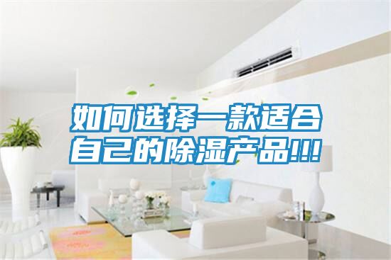 如何选择一款适合自己的除湿产品!!!
