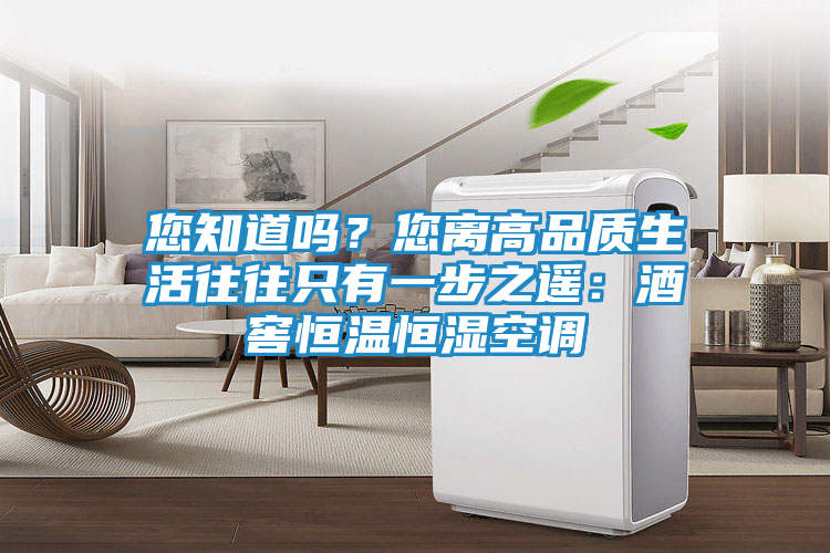 您知道吗？您离高品质生活往往只有一步之遥：酒窖恒温恒湿空调