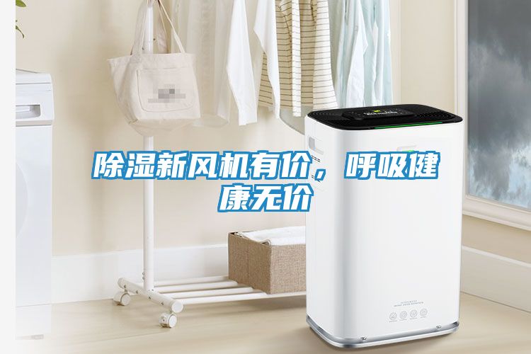 除湿新风机有价，呼吸健康无价