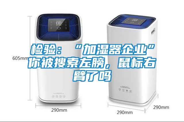 检验：“加湿器企业”你被搜索左膀，鼠标右臂了吗