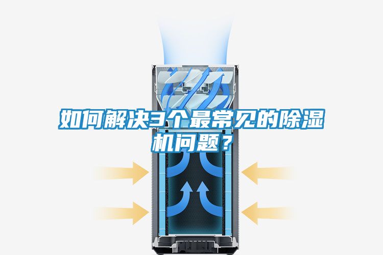 如何解决3个最常见的除湿机问题？