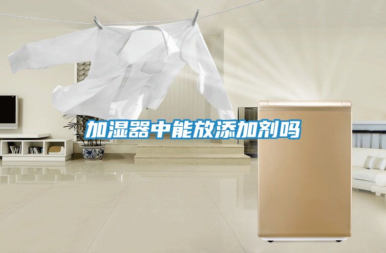 加湿器中能放添加剂吗