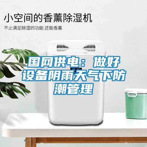 国网供电：做好设备阴雨天气下防潮管理