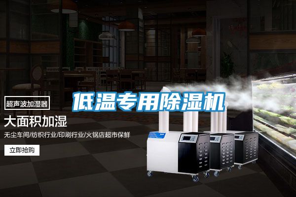 低温专用除湿机