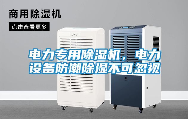 电力专用除湿机，电力设备防潮除湿不可忽视