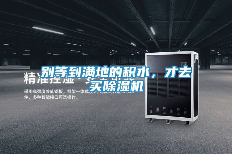 别等到满地的积水,才去买除湿机