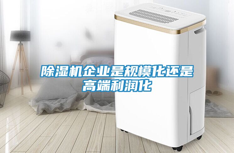 除湿机企业是规模化还是高端利润化