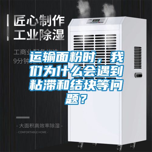 运输面粉时，我们为什么会遇到粘滞和结块等问题？