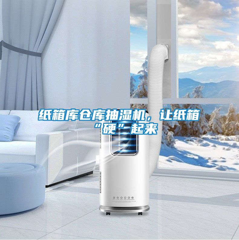 纸箱库仓库抽湿机，让纸箱“硬”起来