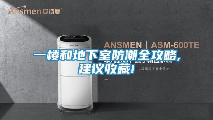 一楼和地下室防潮全攻略,建议收藏!