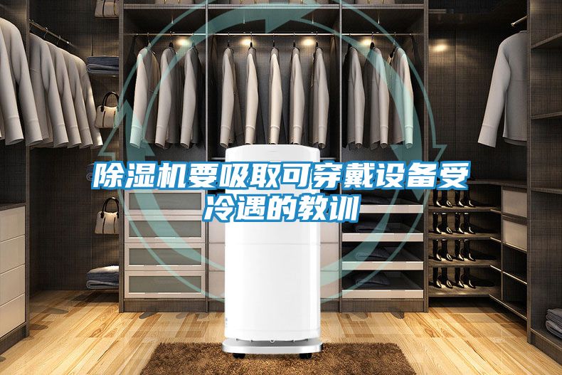 除湿机要吸取可穿戴设备受冷遇的教训